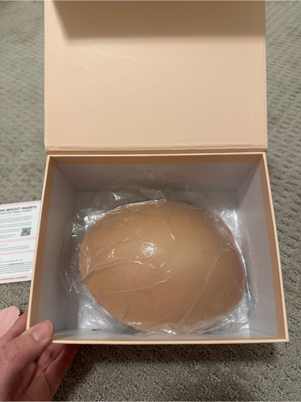 BOOMBA Demi Boost Inserts in Beige Tone, Size F - Picture 3 of 13